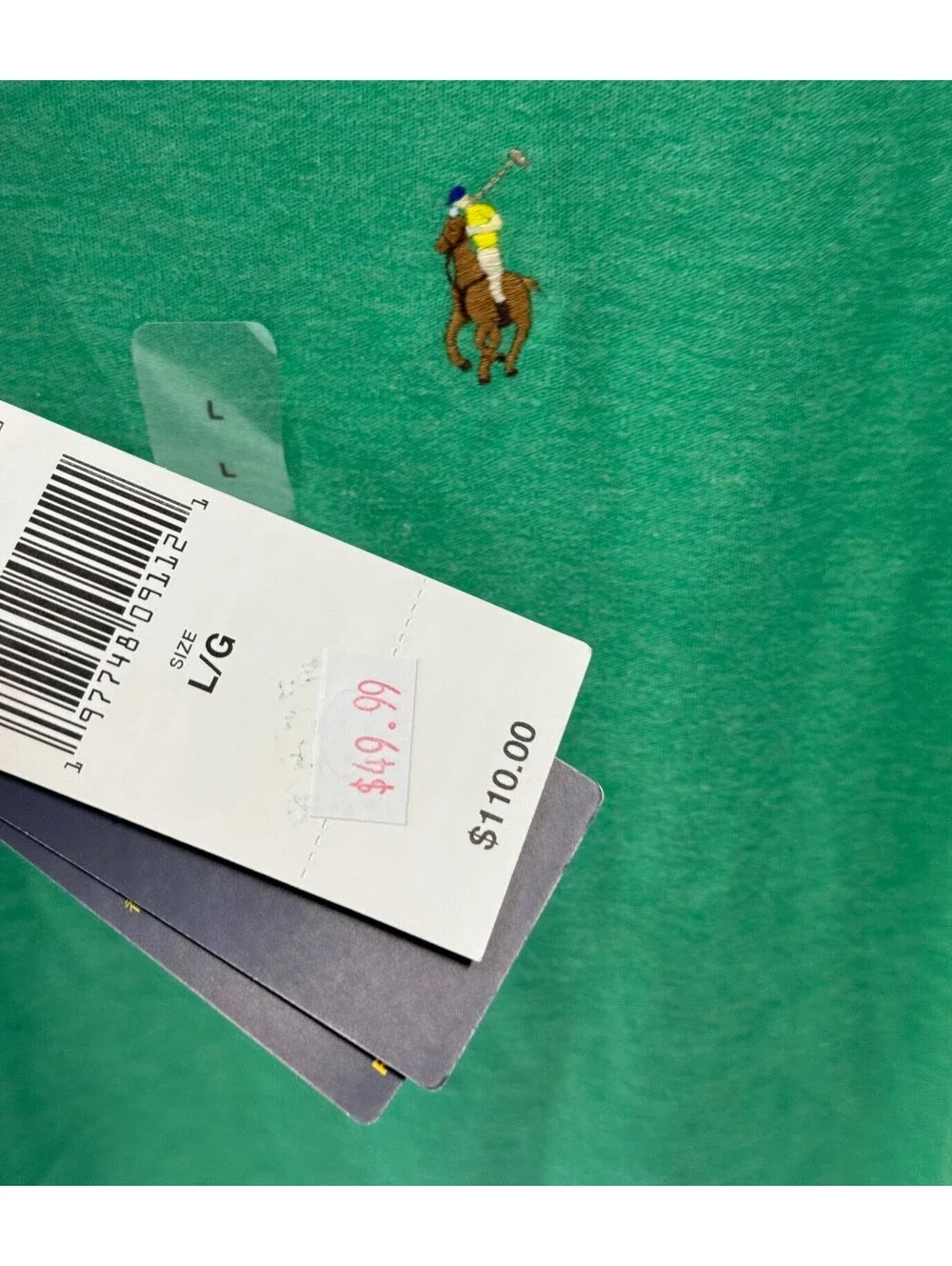 New Polo Ralph Lauren Standard Fit Cotton Linen Shirt Green